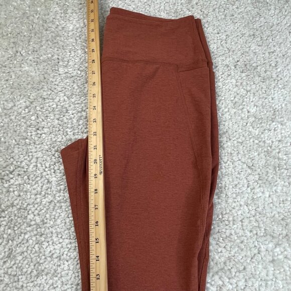 Beyond Yoga Out Of Pocket High Waisted Legging Terracotta Rust Orange Womens 2X - Picture 6 of 7